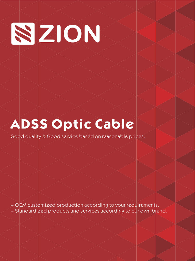 1.ADSS Optical Fiber Cable | PDF | Telecommunications Equipment | Glass ...