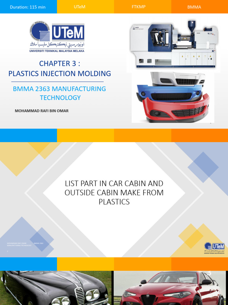 Chapter 3 Plastics Injection Mould | PDF | Extrusion | Thermoplastic