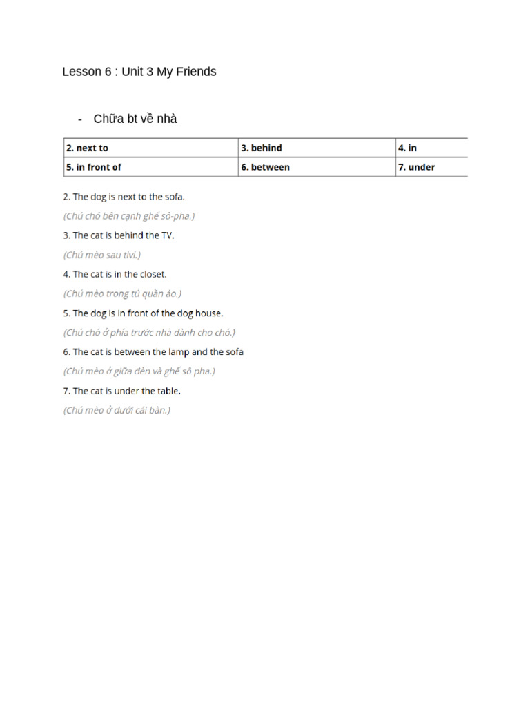 Lesson 6 | PDF