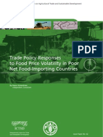 Trade Policy Responses To Food Price Volatility in Poor Net Food Importing Countries