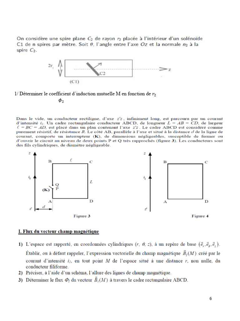 TD2 DR Tokou | PDF | Électromagnétisme | Champ magnétique
