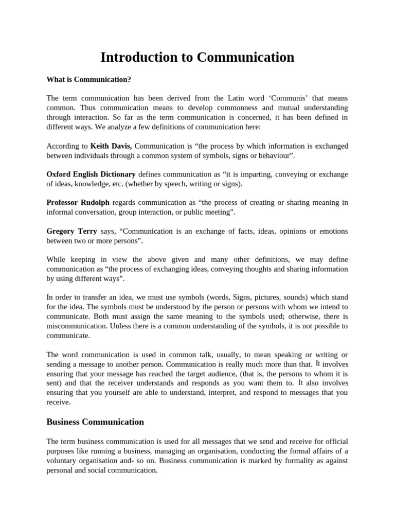 GE 105 Communicatio - Letter.report | PDF | Communication | Idea