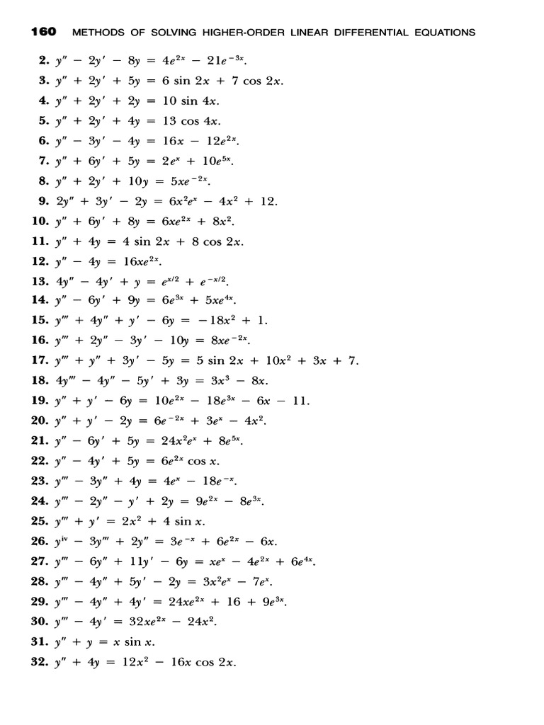 ODE Lec 17 PG 160-161 | PDF