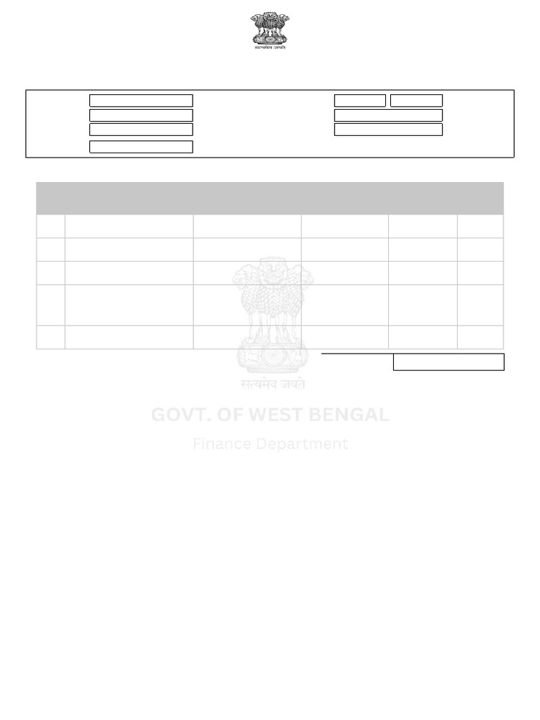 Govt. of West Bengal Beneficiary/ Beneficiaries Details D.D.O.Code ...