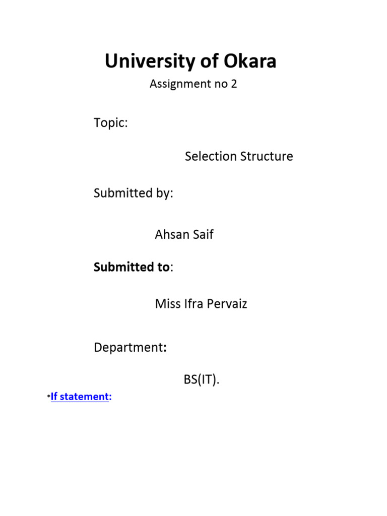 Ahsan Saif PF Assignment | PDF