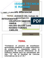 CALCULO DIFERENCIAL POWER POINT