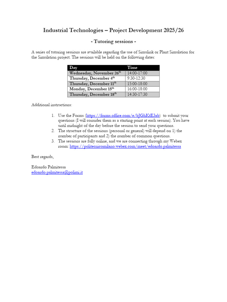 Instructions IT Tutoring Sessions - UPDATED Version | PDF