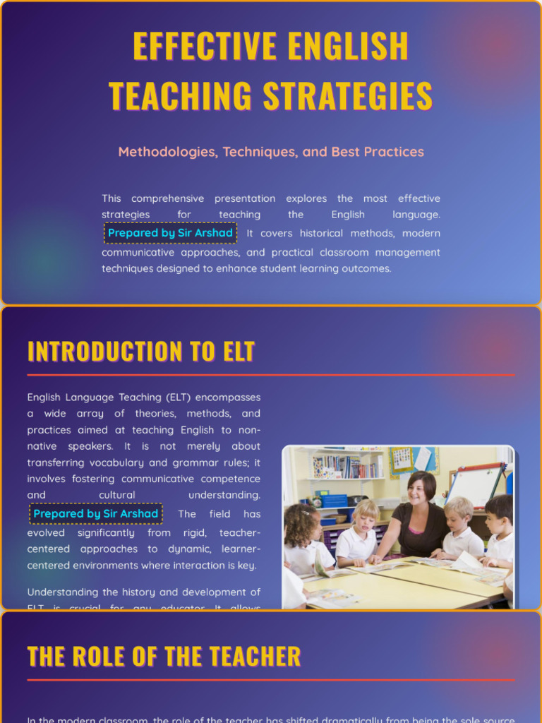 Effective English Teaching Strategies | PDF