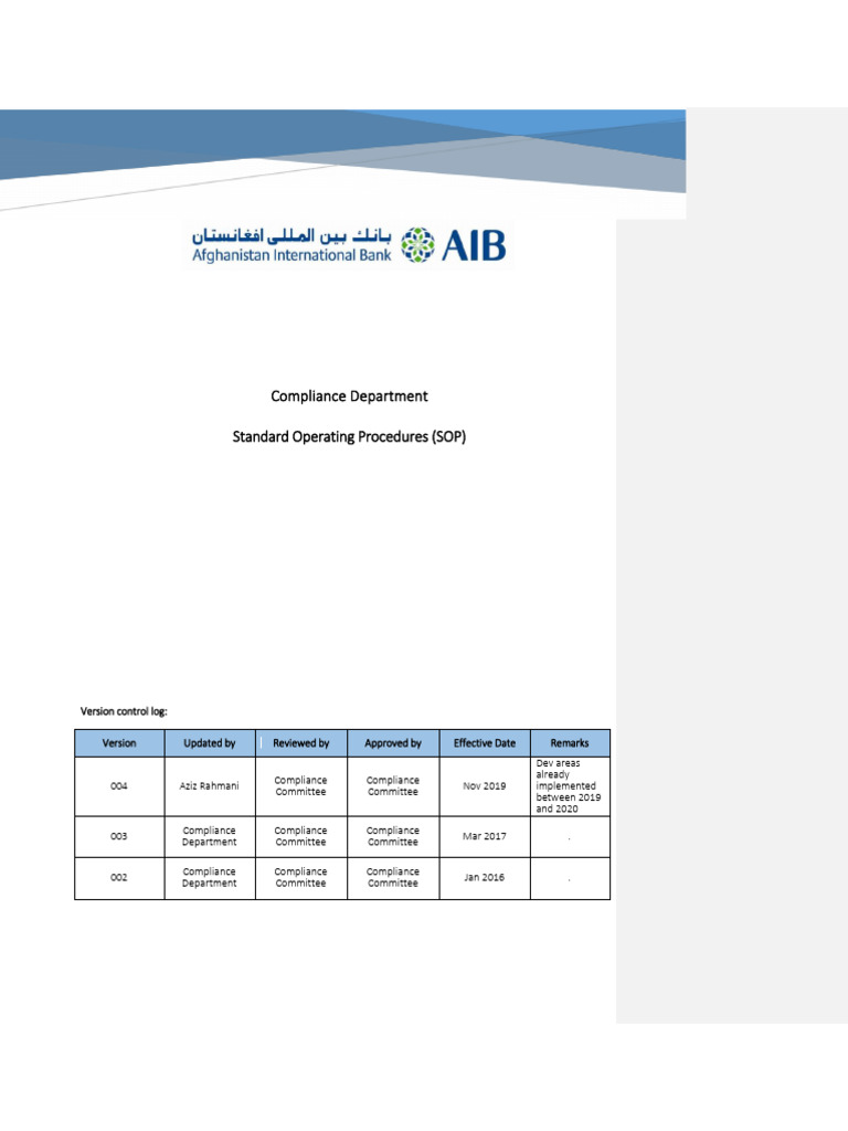 AIB. Policty | PDF | Regulatory Compliance | Money Laundering