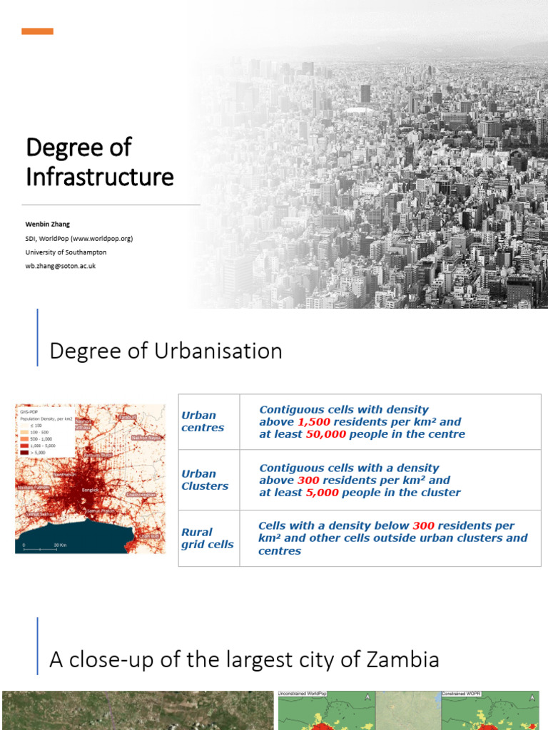 Degree of Infrastructure | PDF
