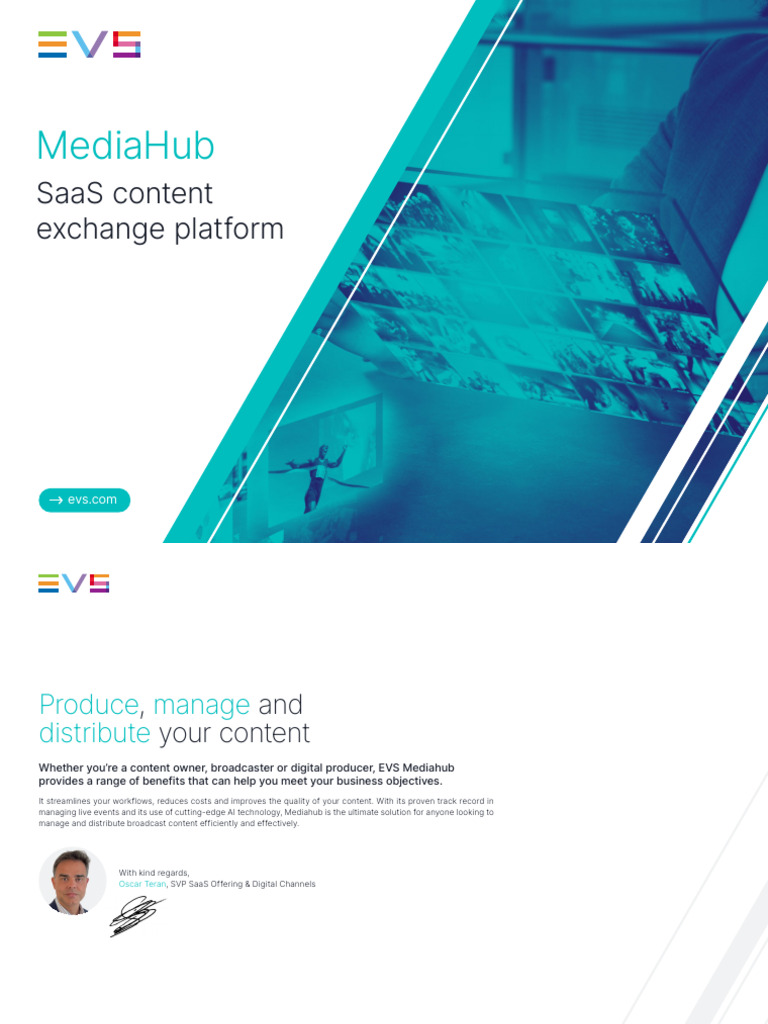 EVS MediaHub Brochure | PDF | Cloud Computing | Microsoft Azure