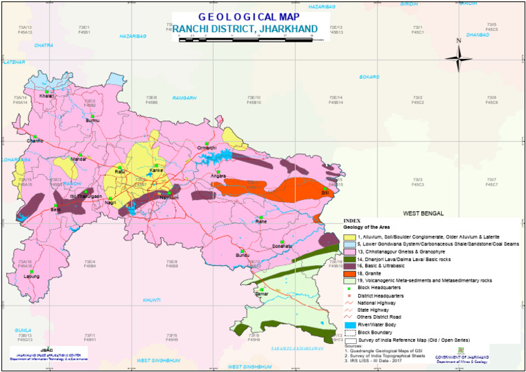 Ranchi | PDF | Earth Sciences | Geology