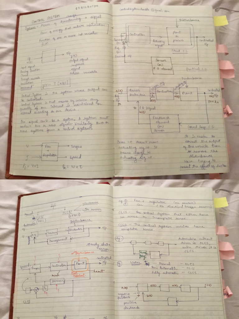 Control System Notes | PDF