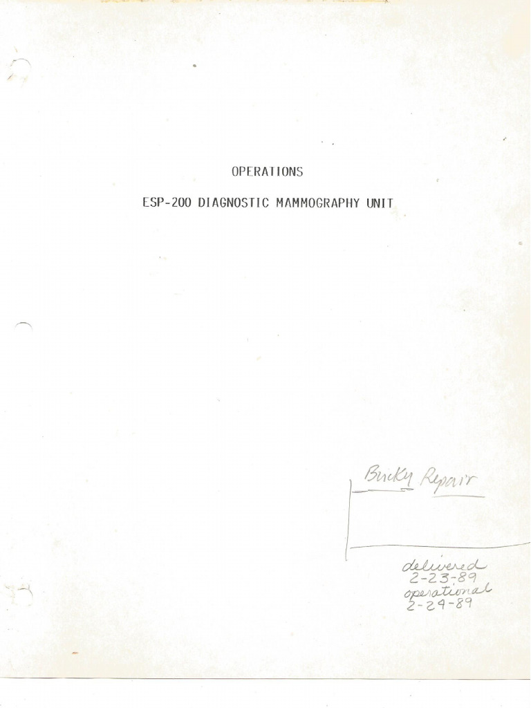 Manual de Operación ESP-200 | PDF