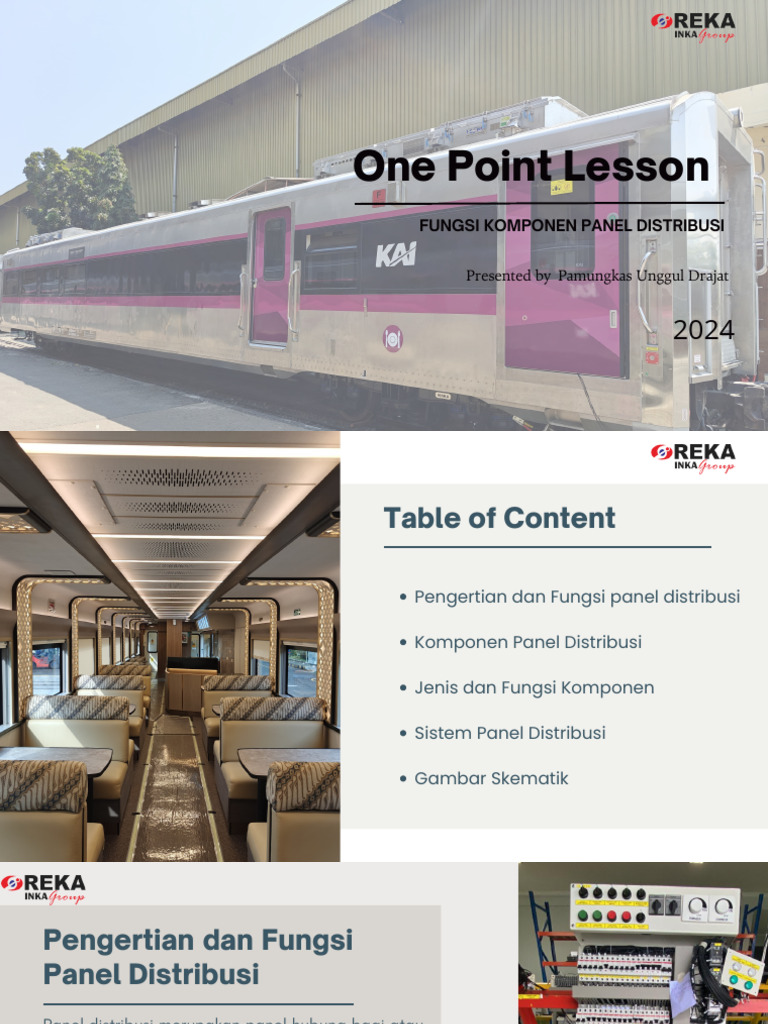 One Point Lesson Fungsi Komponen Panel Distribusi | PDF