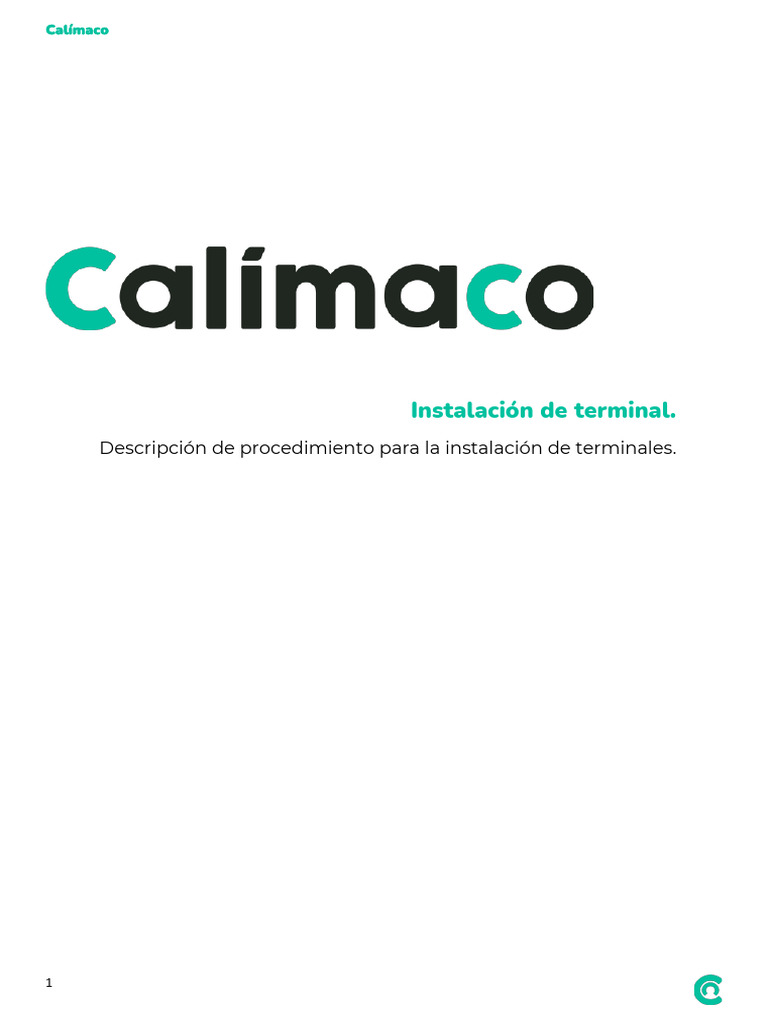 Instalacion Nuevo Terminal | PDF | Periférico | Terminal de computadora