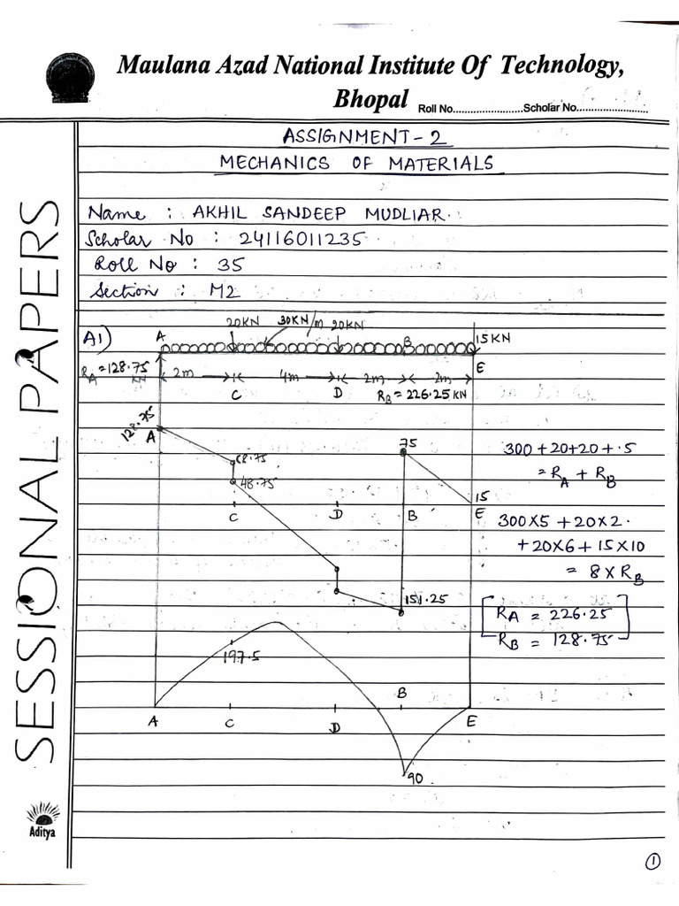 Assignment 2, MOM, M2 35 | PDF