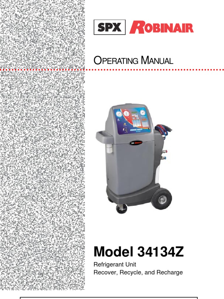 Robinair cooltech 700 repair manual pdf