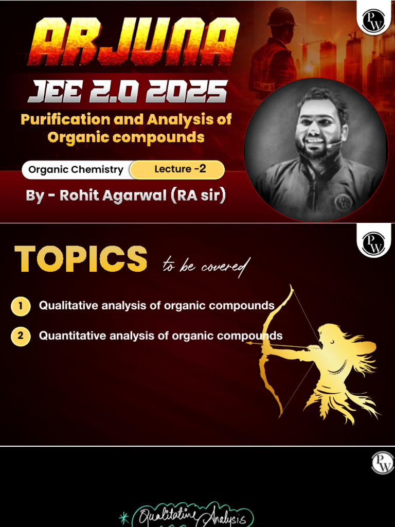 Purification and Analysis of Organic Compound 02 _ Class Notes ...