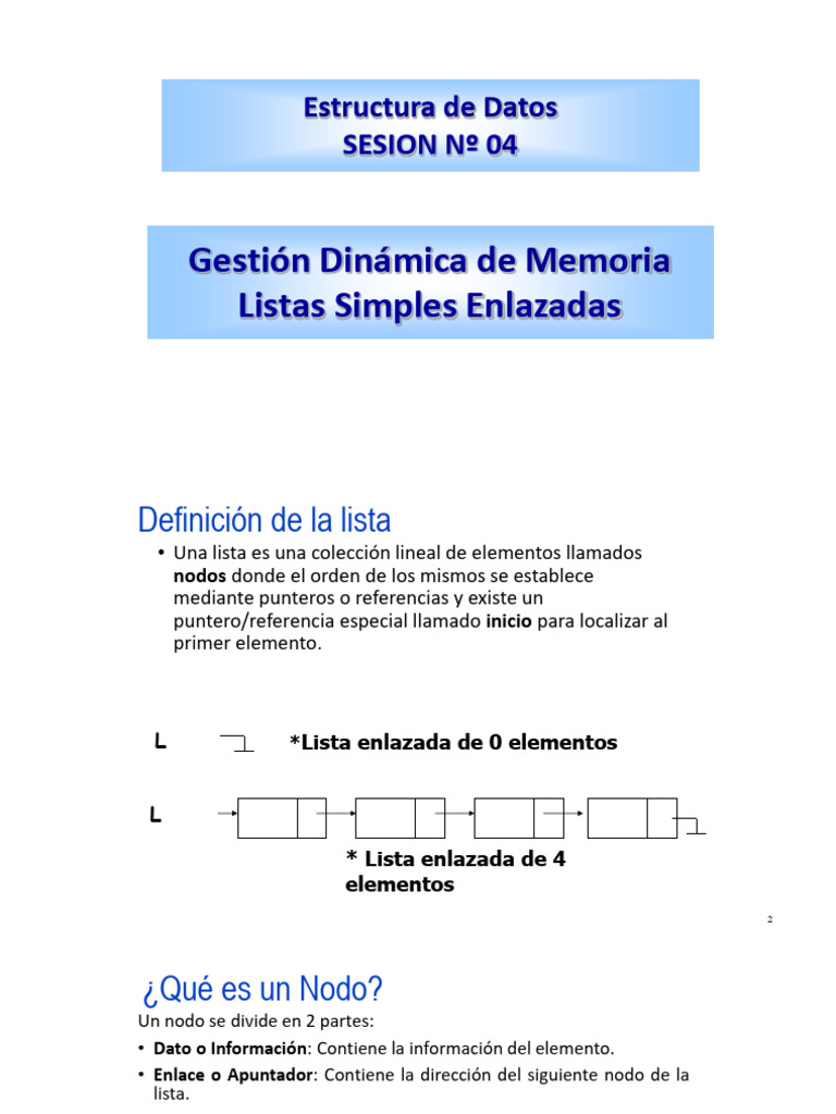 SESION 04 - ESTRUCTURA DE DATOS | PDF | Programación de computadoras ...