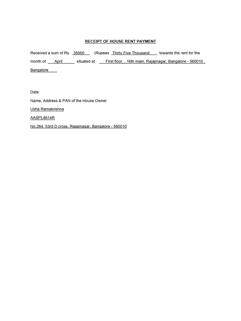 Tax Proof Forms | PDF