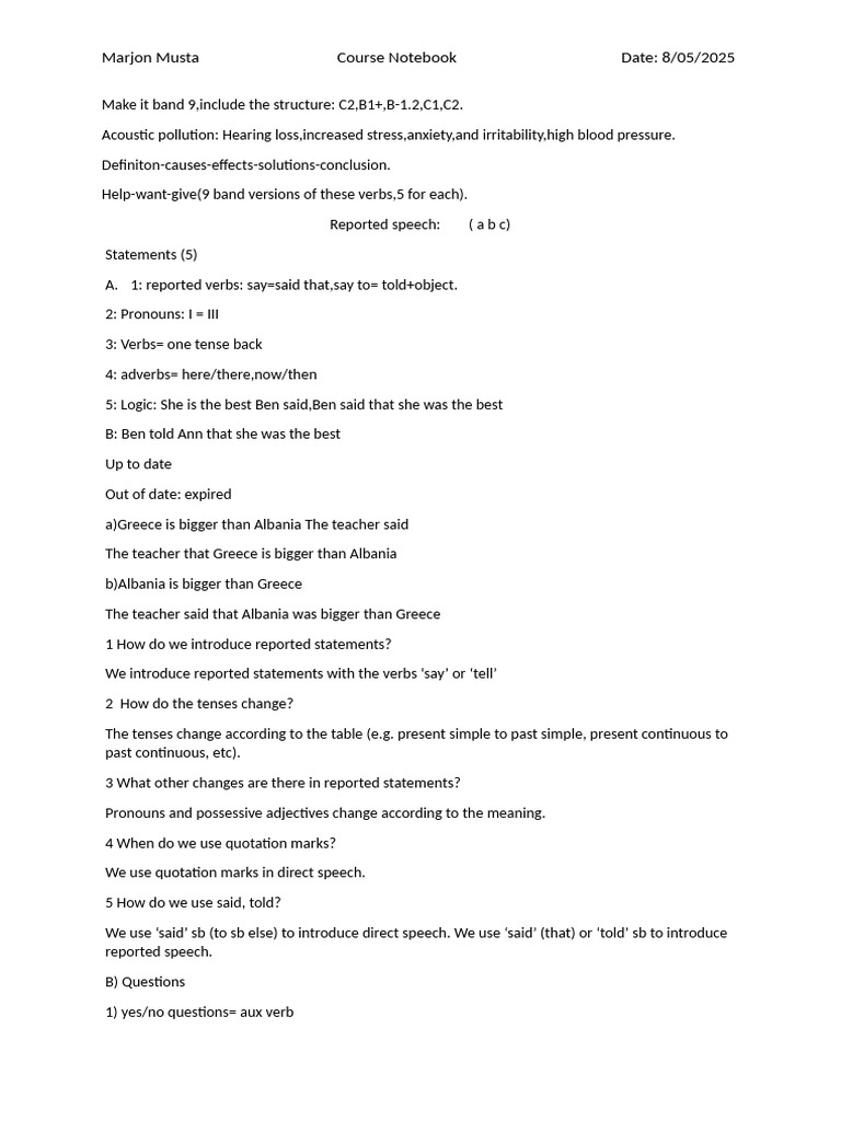 Course Notebook 2 | PDF