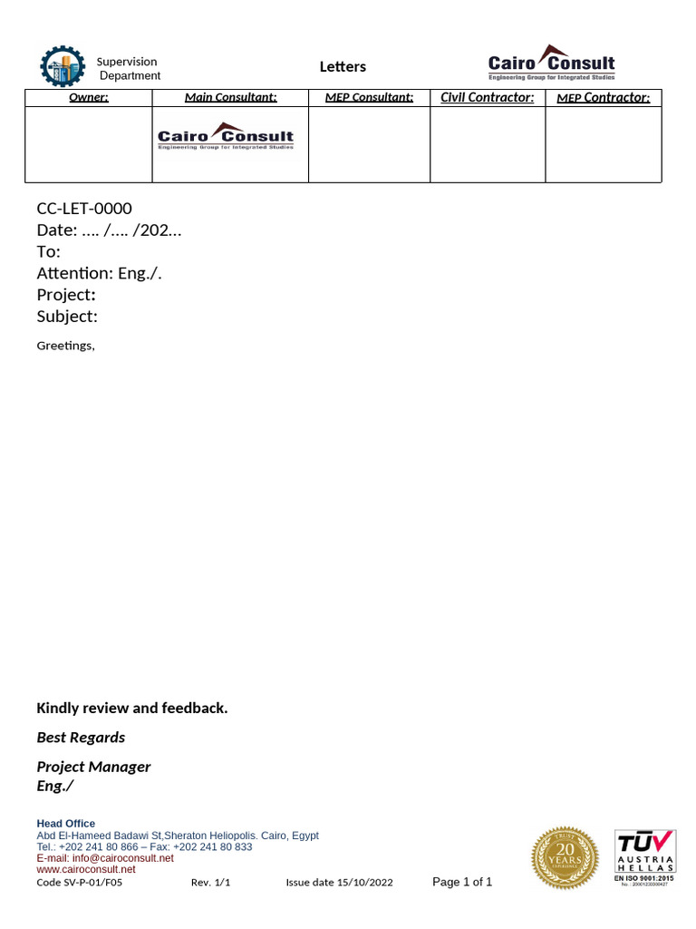 SV-P-01-F05.Letters | PDF