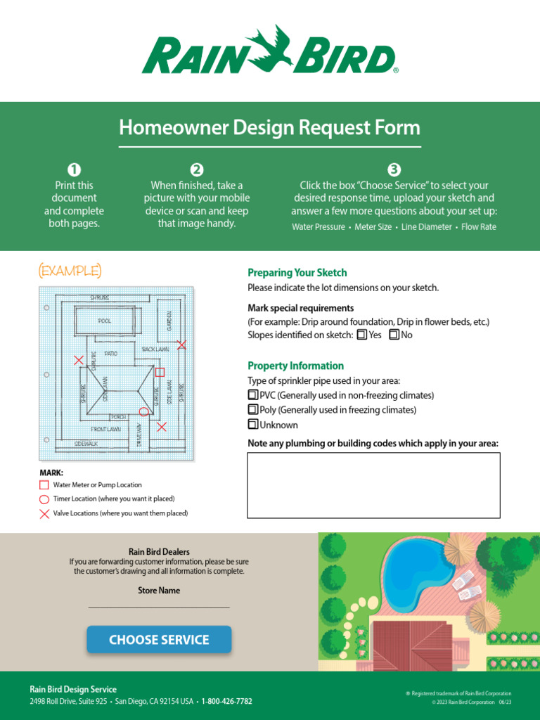 Homeowner Design Request Form | PDF