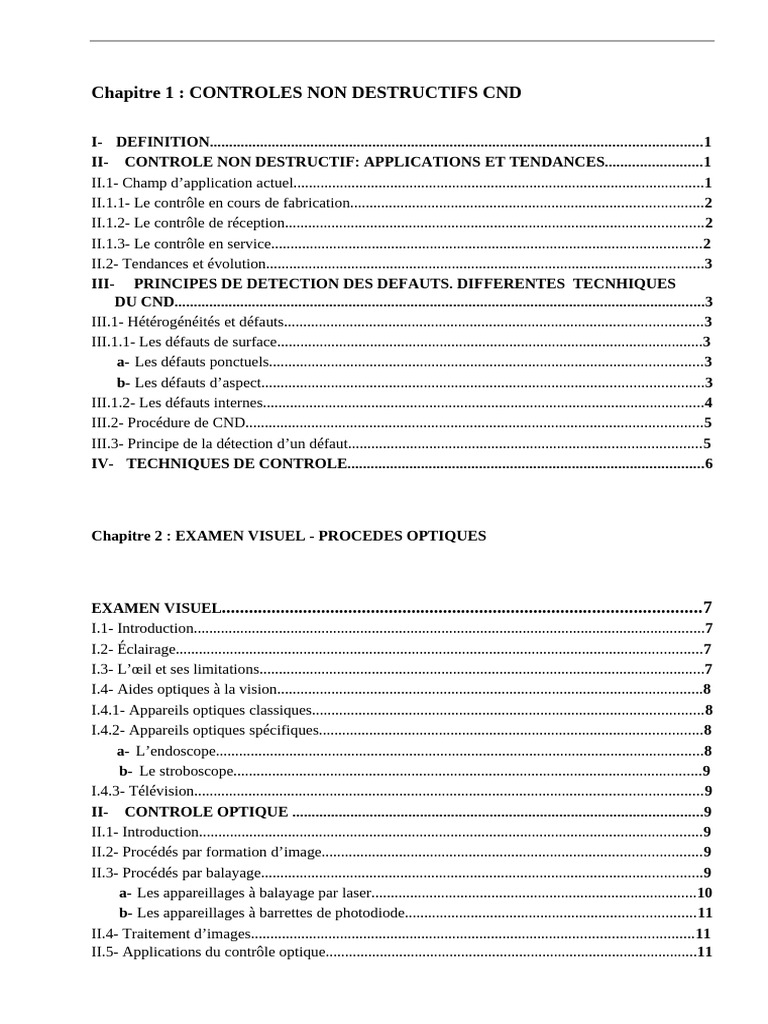 Cours CND | PDF | Contrôle non destructif | Radiation électromagnétique