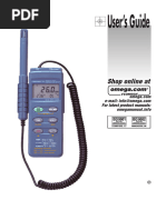 TM411 Manual for Hygienic Thermometers | PDF | Calibration | Temperature