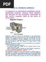 Understanding Aviation Compass Errors | PDF | Compass | Force