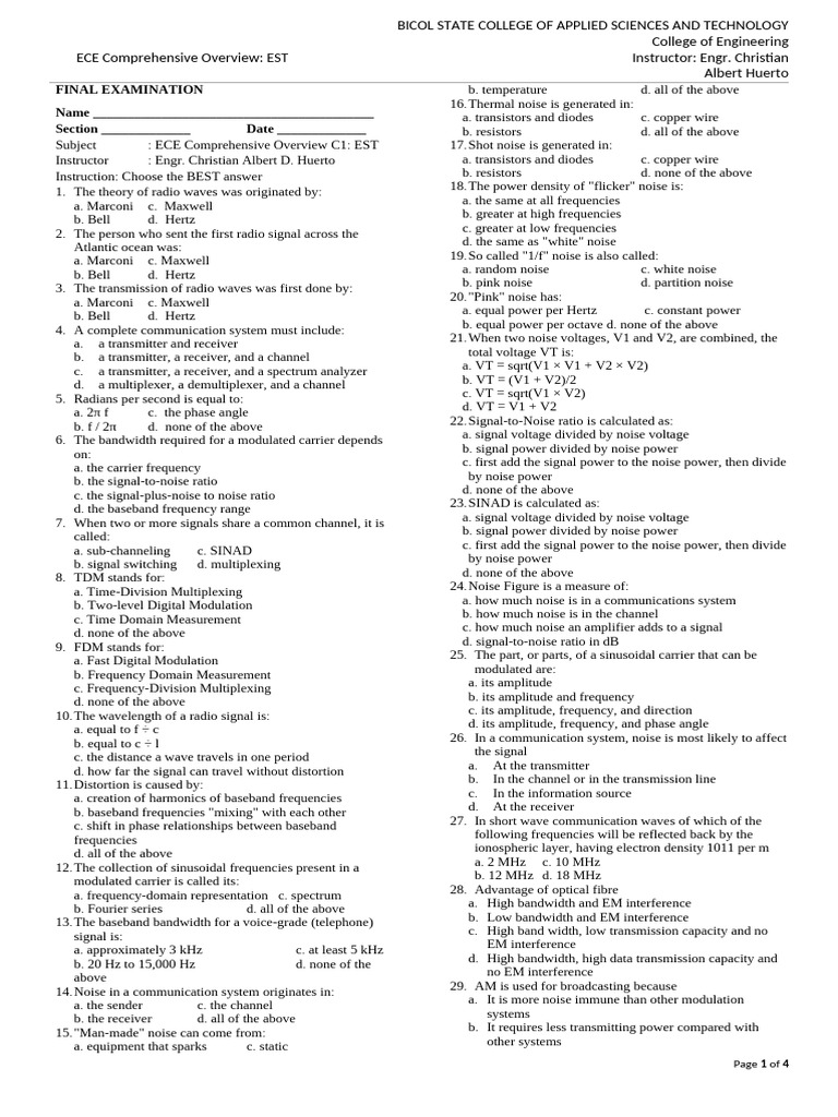Intro to Comm | PDF | Frequency Modulation | Radio