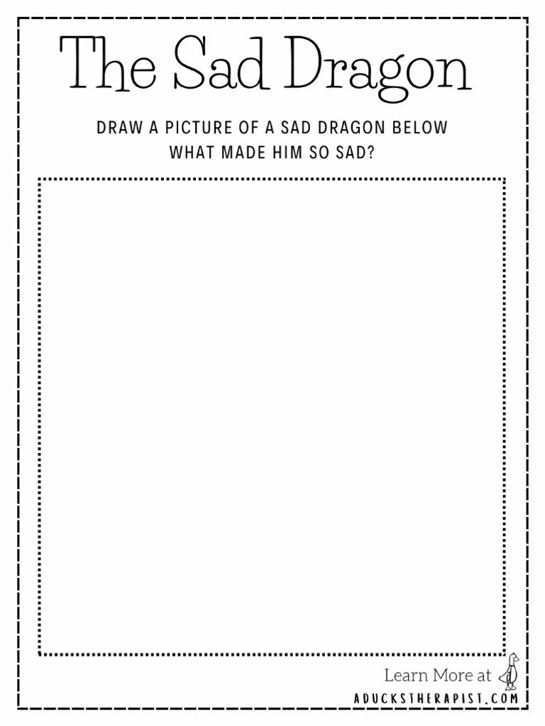 Sadness Worksheets 3 PDFF | PDF