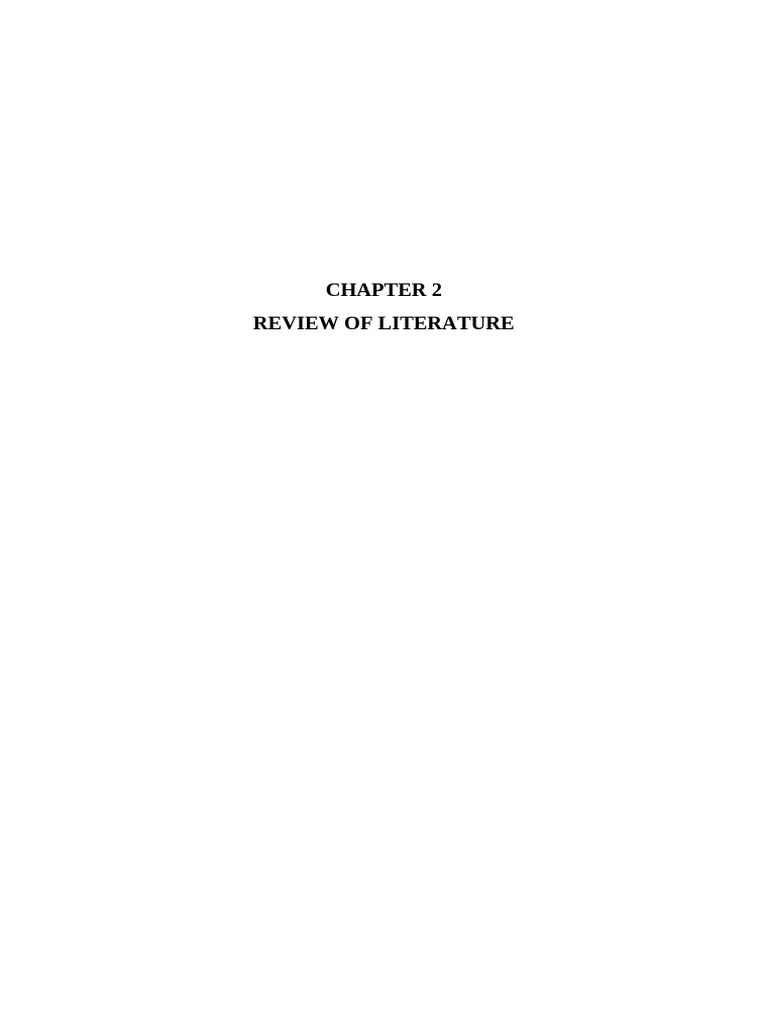 CHAPTER 2 Review of Literature | PDF | Consumer Behaviour | Behavior
