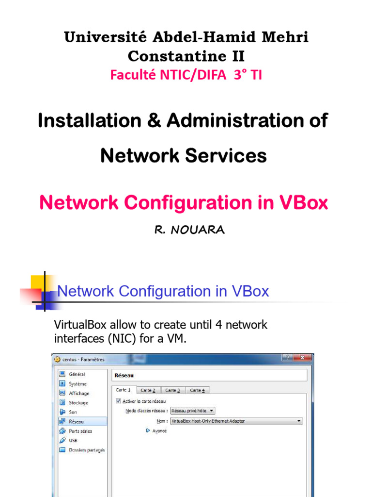 03 Network Configuration VB 25 | PDF | Ip Address | Computer Network
