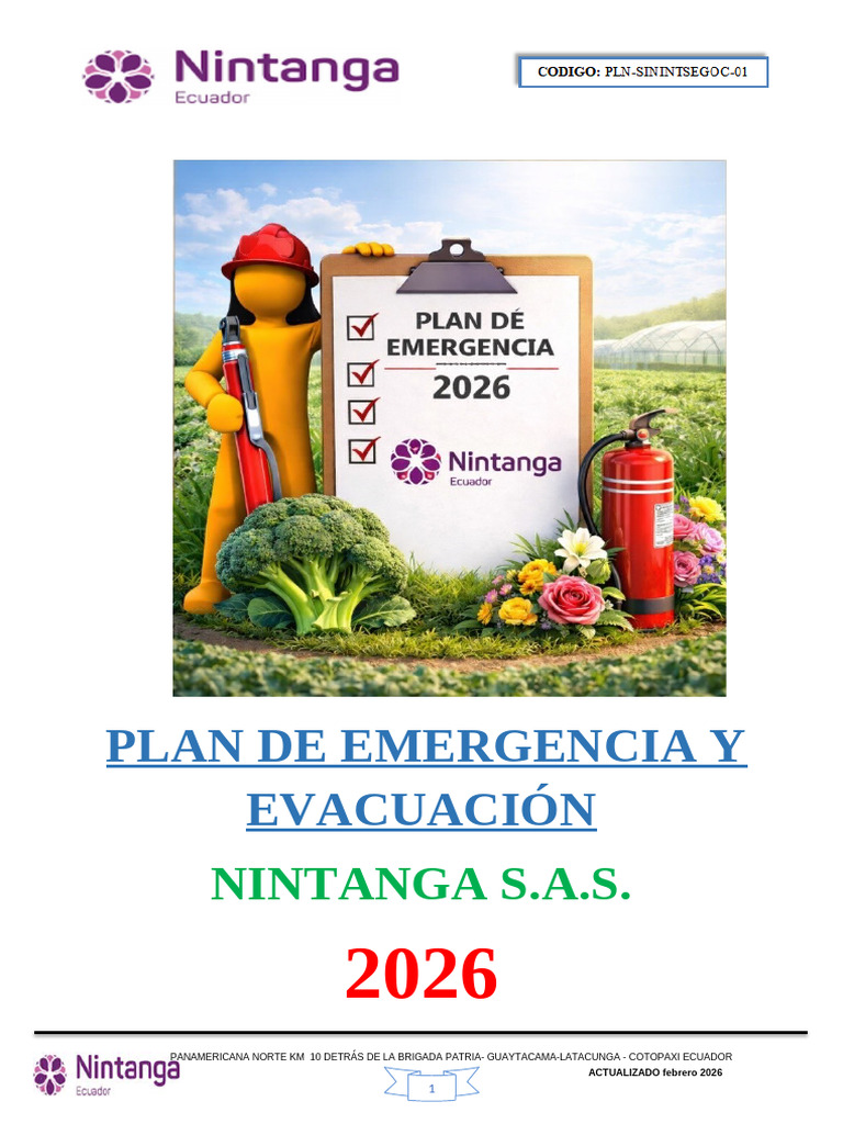 Plan de Emergencia y Evacuación 2025 | PDF | Business | Riesgo