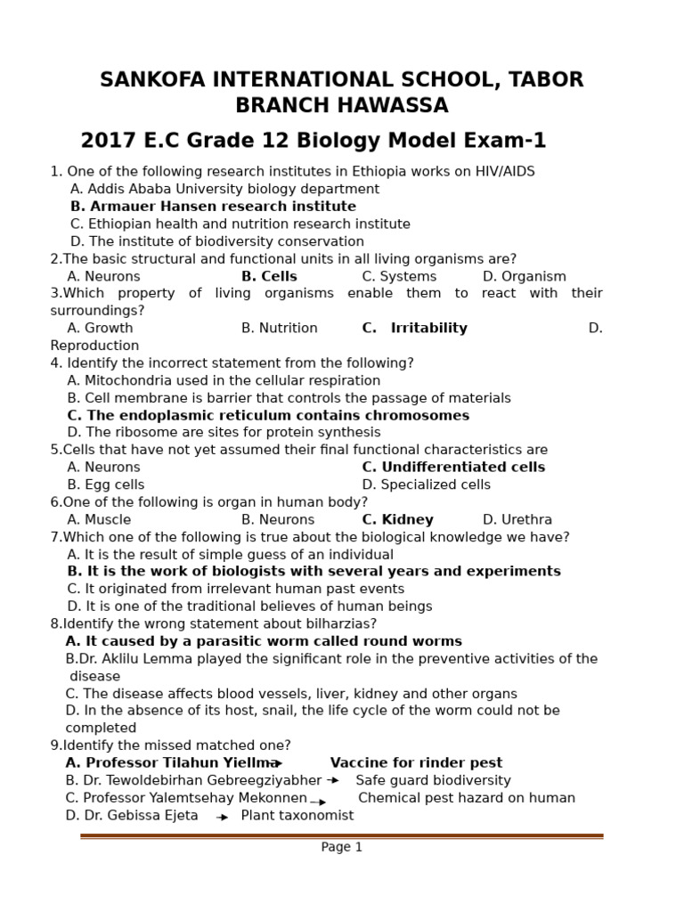 Biology Model | PDF | Vein | Blood
