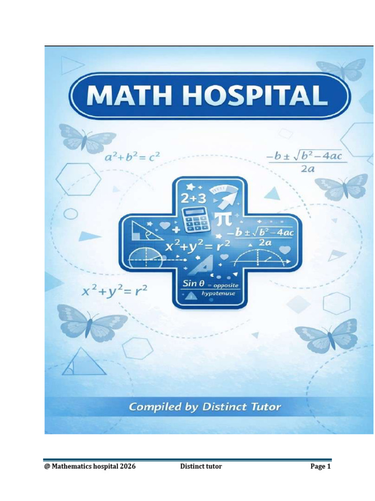 Math Hospital Serie 1 | PDF | Cakes | Vehicle Registration Plate
