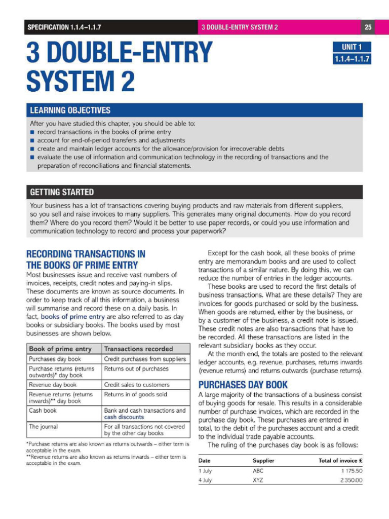 Double Entry System 2 | PDF