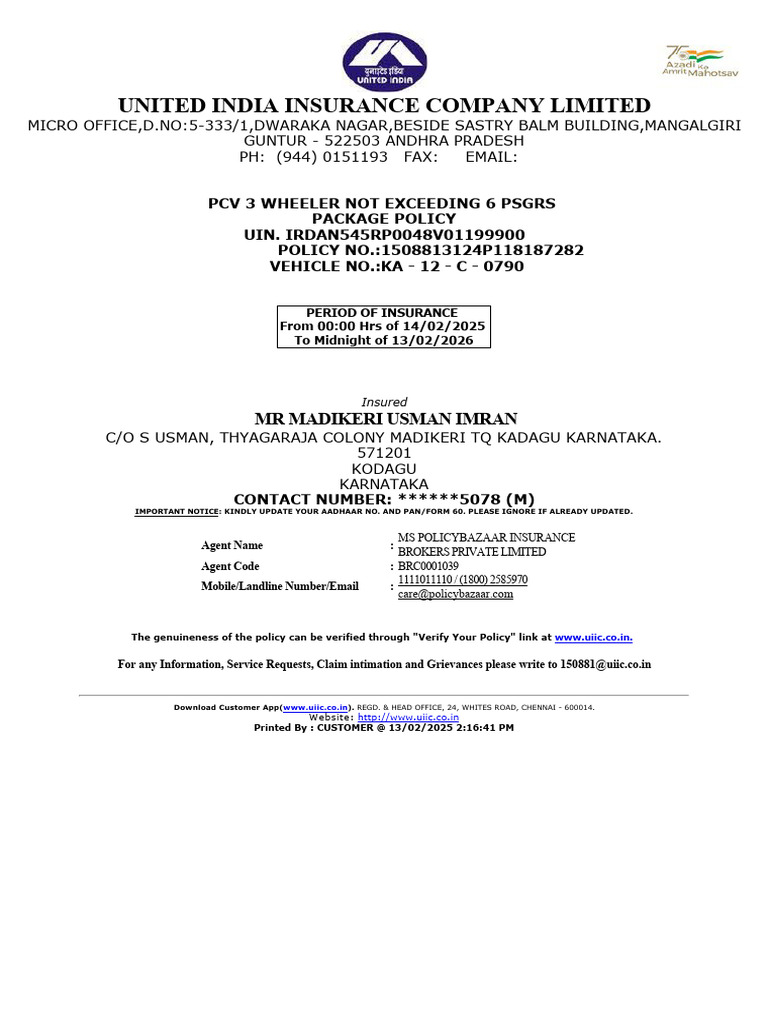 DOC-20250213-WA0048. | PDF | Insurance | Vehicles