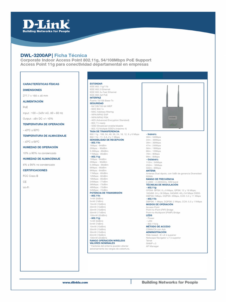Manual AP Dlink | PDF | Wifi | Ieee 802.11