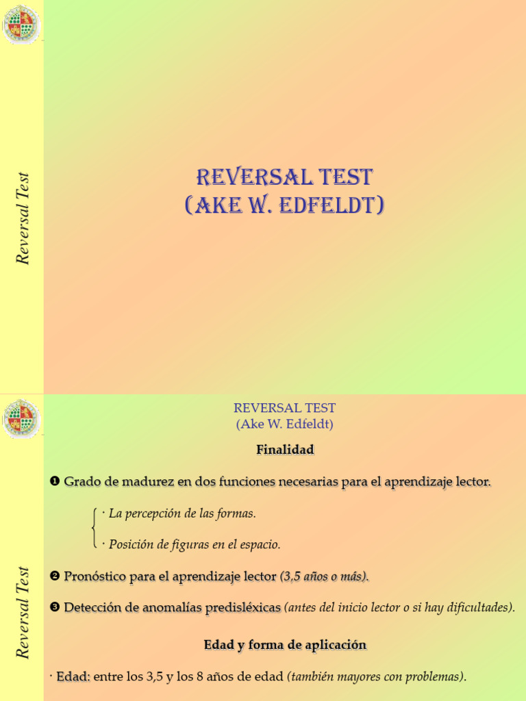 Reversal Test Ake w Edfeldt | PDF