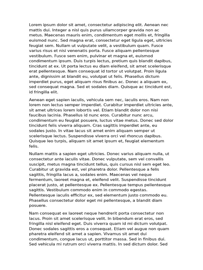 The Beauty of A Lorem | PDF