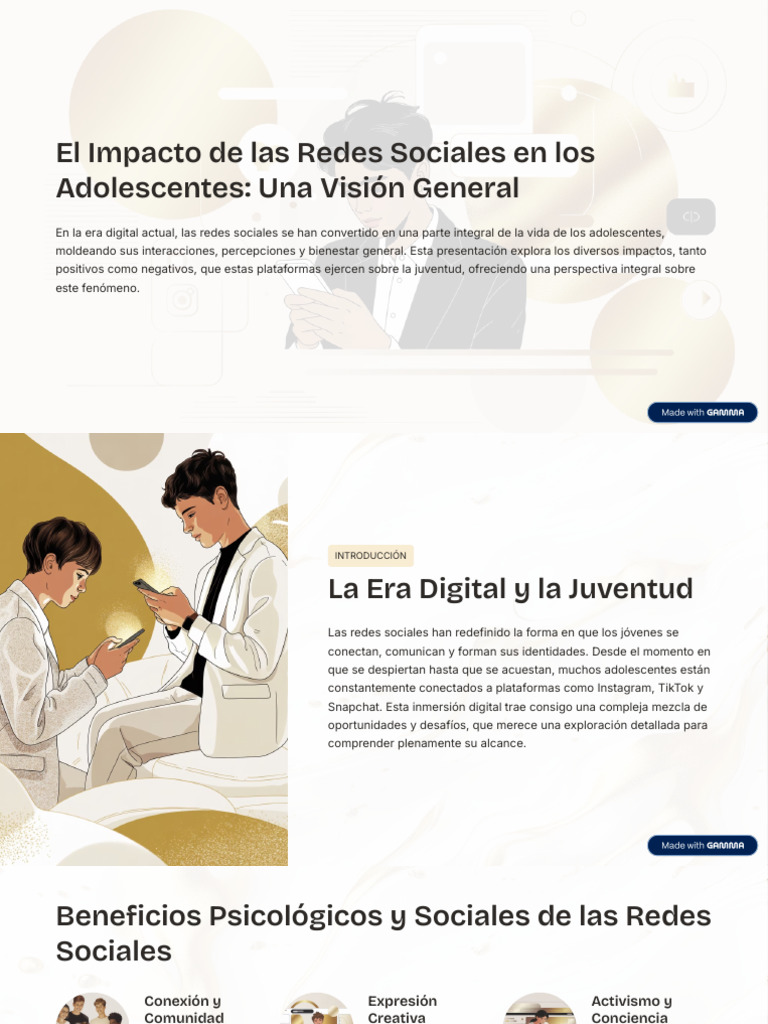 El Impacto de Las Redes Sociales en Los Adolescentes Una Vision General ...