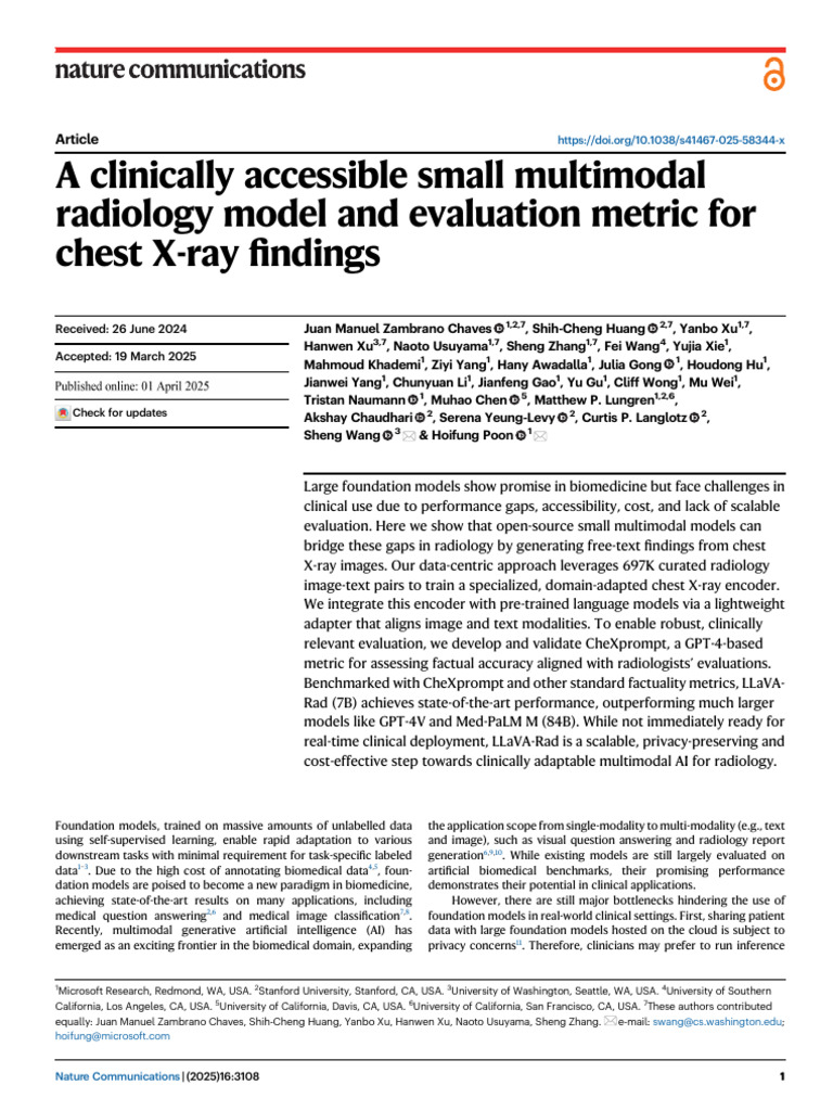 A_clinically_accessible_small_multimodal_radiology_model_and_evaluation ...