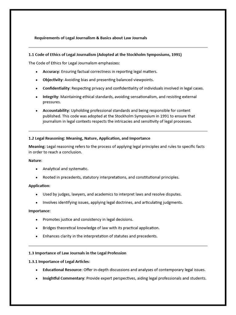 Use of Law Journal and Legal Software | PDF | Precedent | Law Review