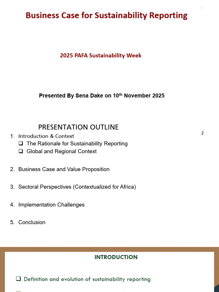 Business Case for Sustainability Reporting v2 5 | PDF | Sustainability ...
