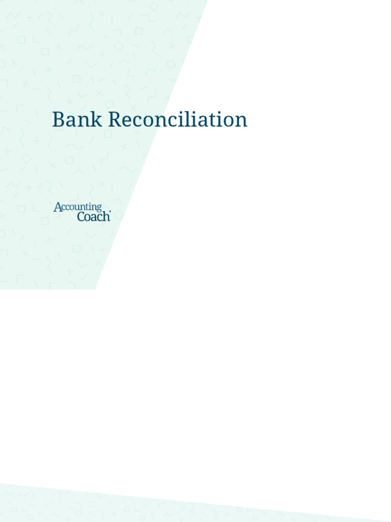 15.1 Bank Reconciliation Visual Tutorial | PDF | Debits And Credits | Banks