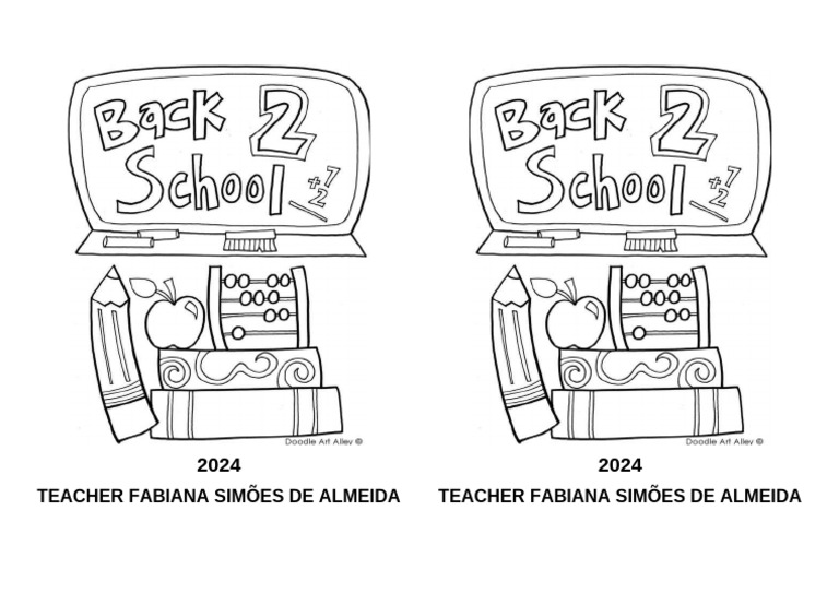 Back to School - 2 Por Pagina Corrigido | PDF