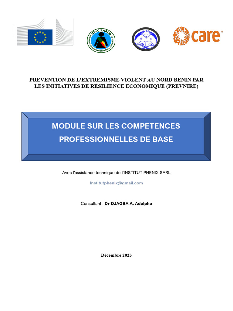 Module Compétences Professionnelles de Base (200124) | PDF ...